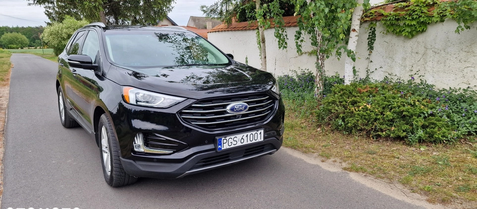 Ford EDGE cena 96000 przebieg: 87000, rok produkcji 2019 z Leszno małe 56